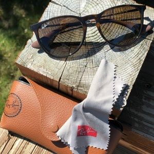 Ray-Ban Erika RB4171 Polarized Tortoise Sunglasses